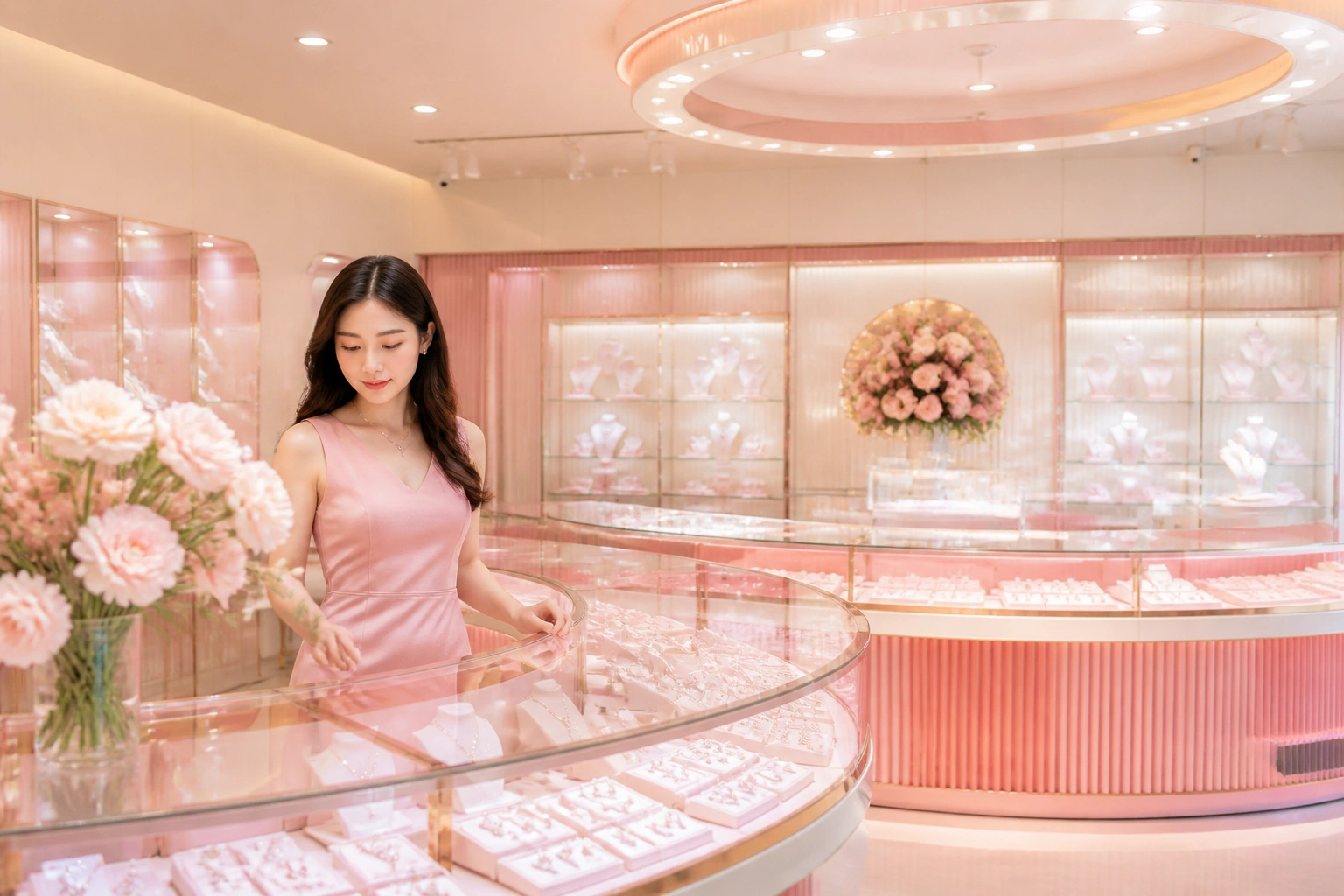 Không gian showroom DNJ Silver tại thanh nhàn - hà nội