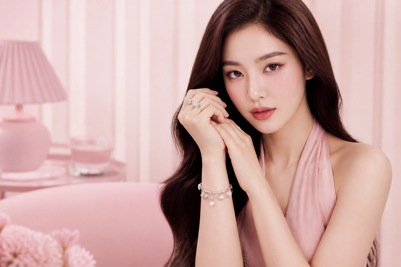 Mẫu vòng tay charm bạc S925 phối mix phá cách cho nàng bảo bình
