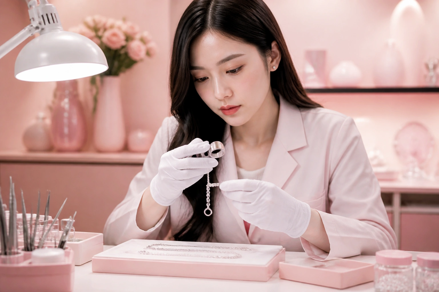 Nghệ nhân DNJ Silver kiểm tra độ ổn định của bạc sau thời gian nghỉ