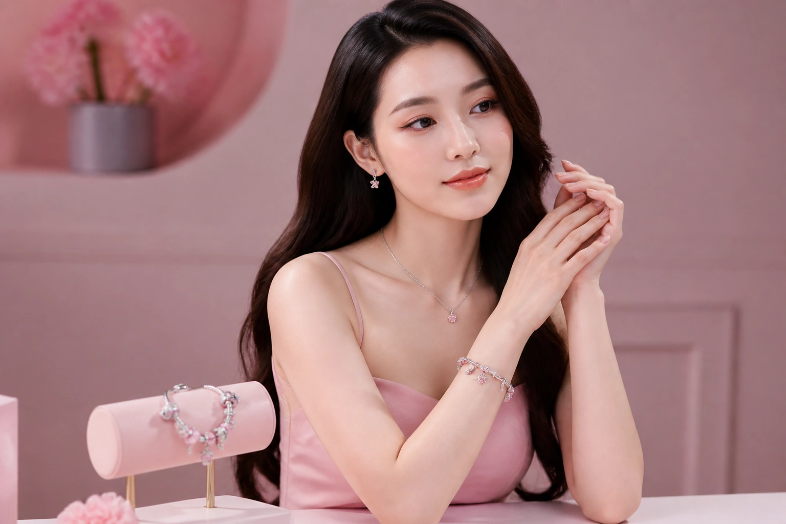 Nghệ thuật phối charm theo quy tắc đối xứng thanh lịch