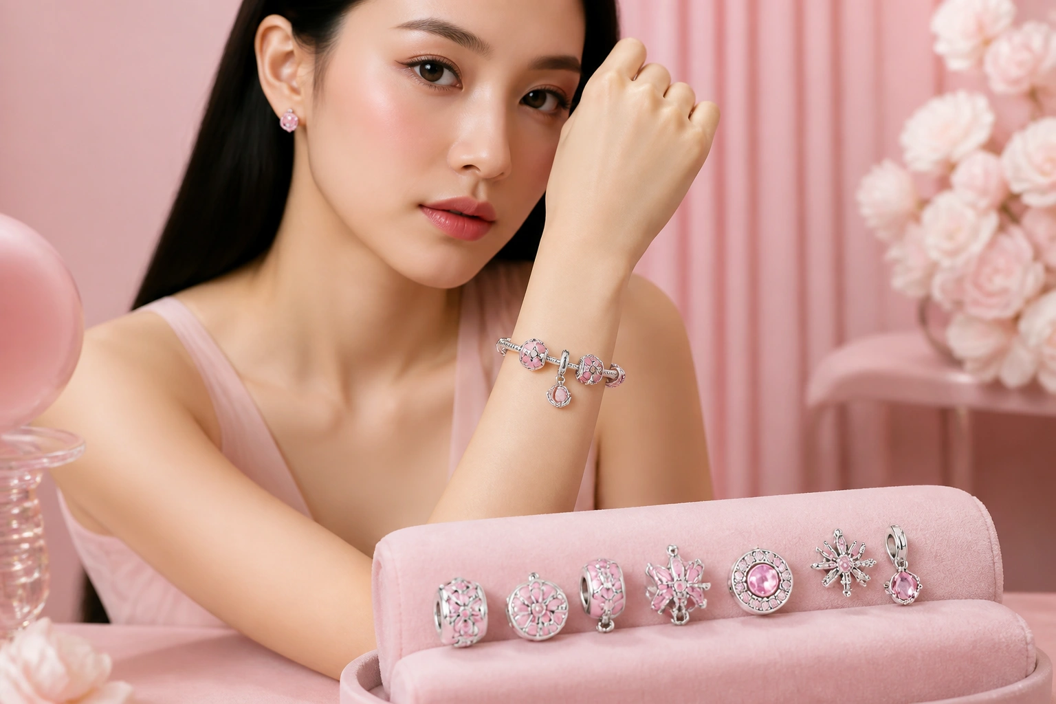Những hạt charm bạc S925 tinh xảo mang biểu tượng quyền năng phái đẹp