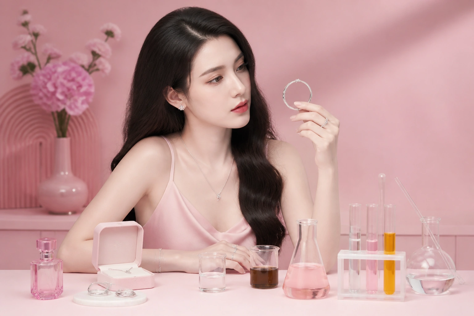 Phản ứng hóa học khiến trang sức bạc chuyển màu khi tiếp xúc với hóa chất