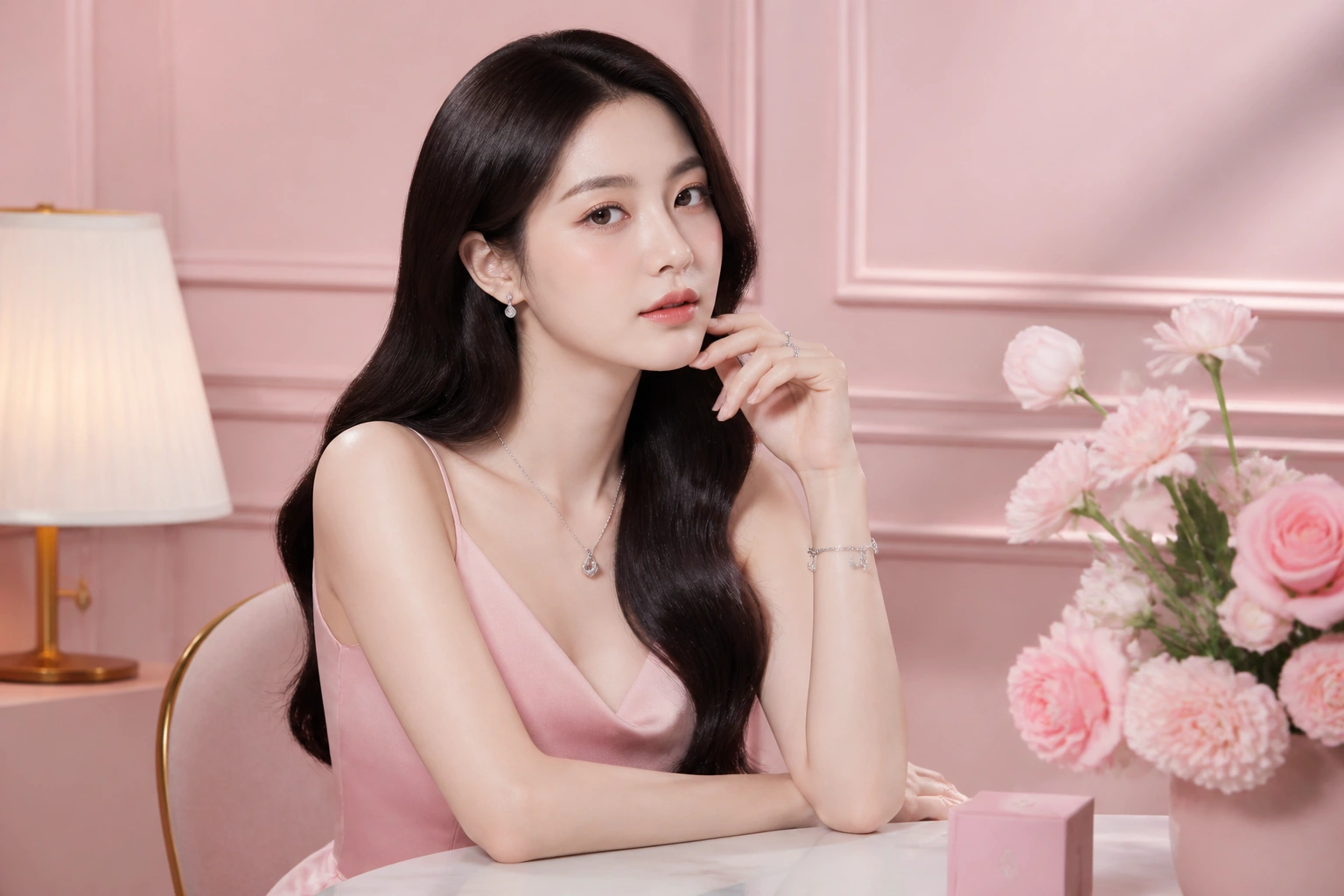 Quý cô kim ngưu thanh lịch với phụ kiện bạc cao cấp dnj