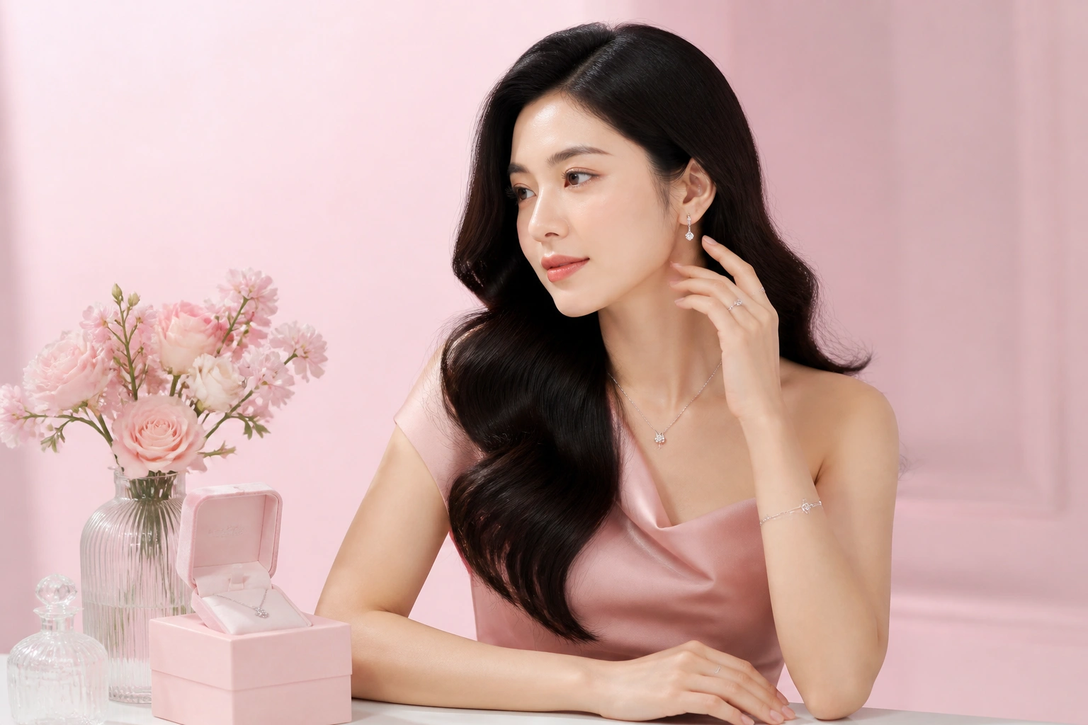 Quý cô thanh lịch với cách phối trang sức bạc tiết chế từ DNJ Silver