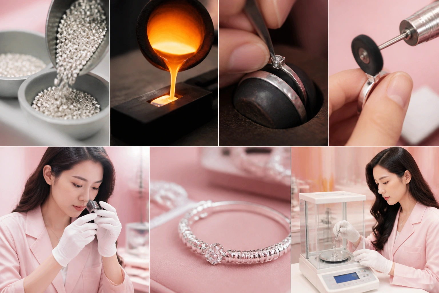 Quy trình chế tác và kiểm định bạc chuẩn định lượng tại dnj