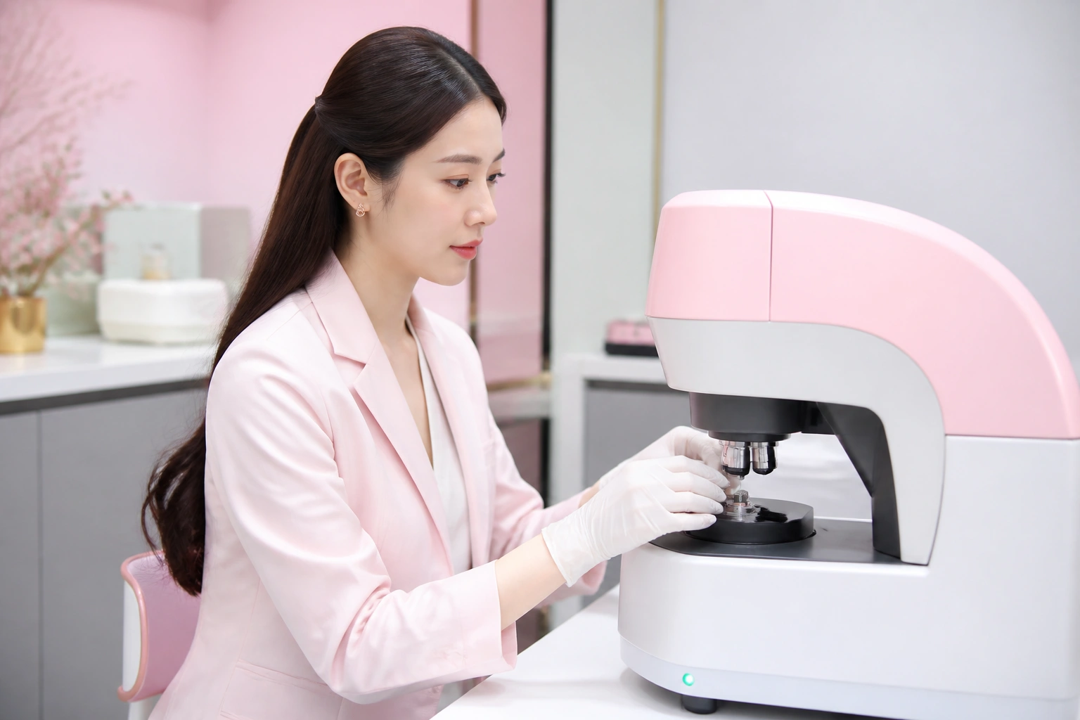 Quy trình kiểm định tuổi bạc bằng máy phổ kế hiện đại tại viện đá quý