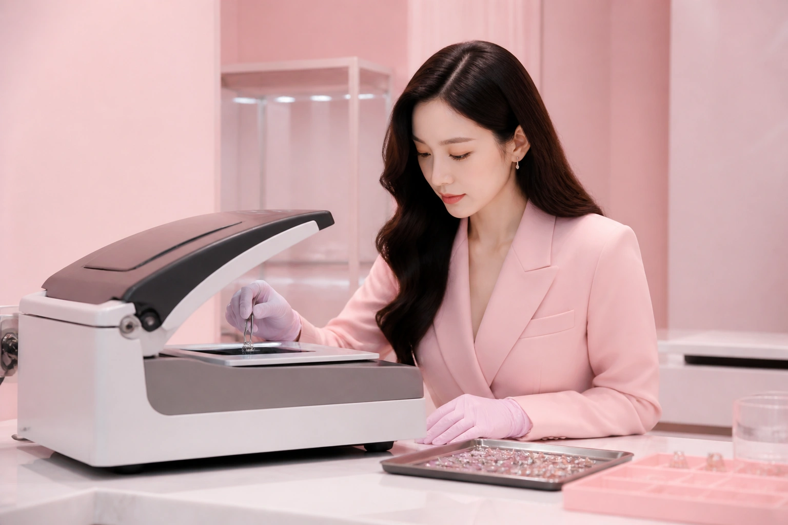 Quy trình đo phổ kế kiểm tra hàm lượng bạc tại DNJ Silver