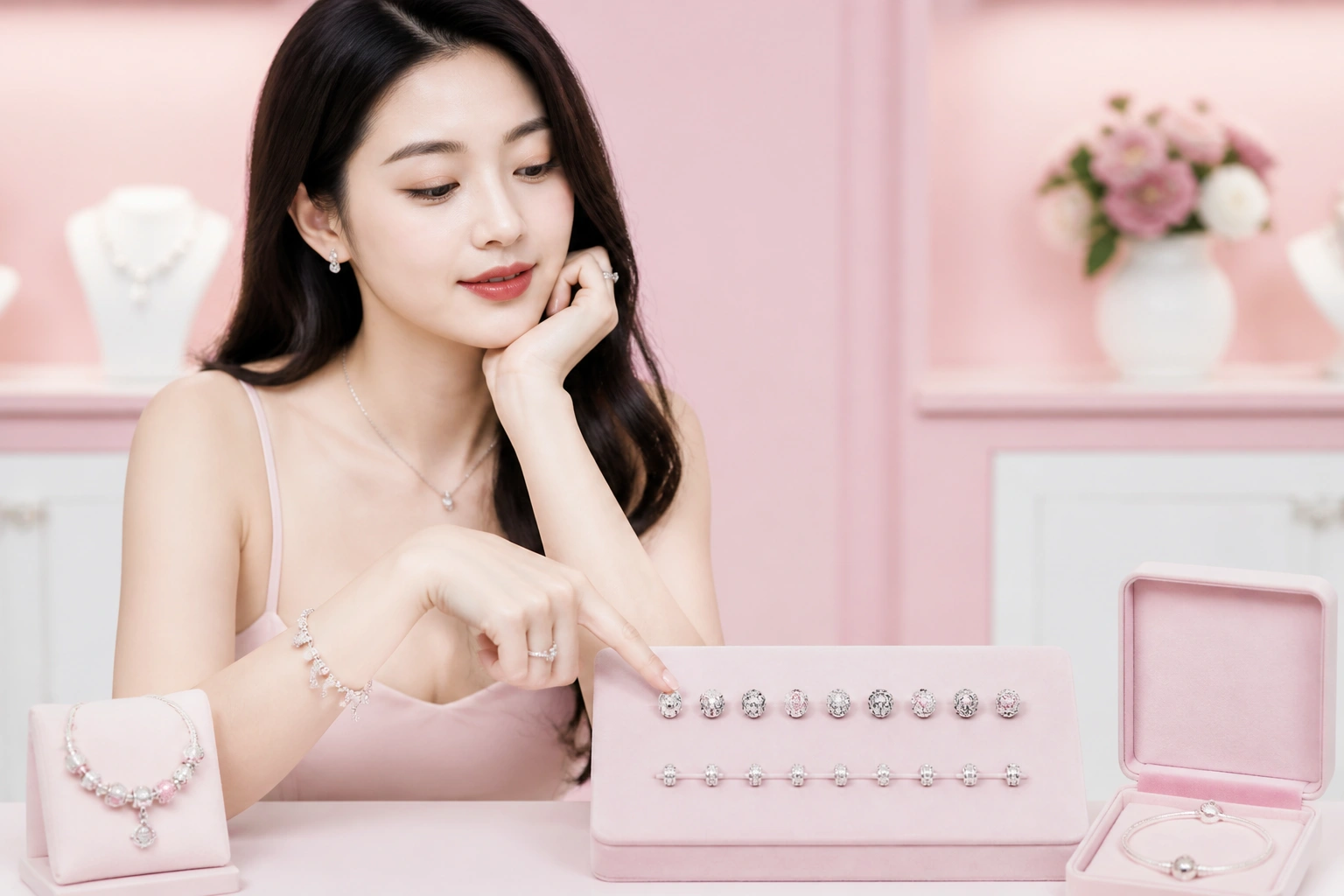 Sự khác biệt về kích thước giữa hạt đệm và hạt charm thông thường