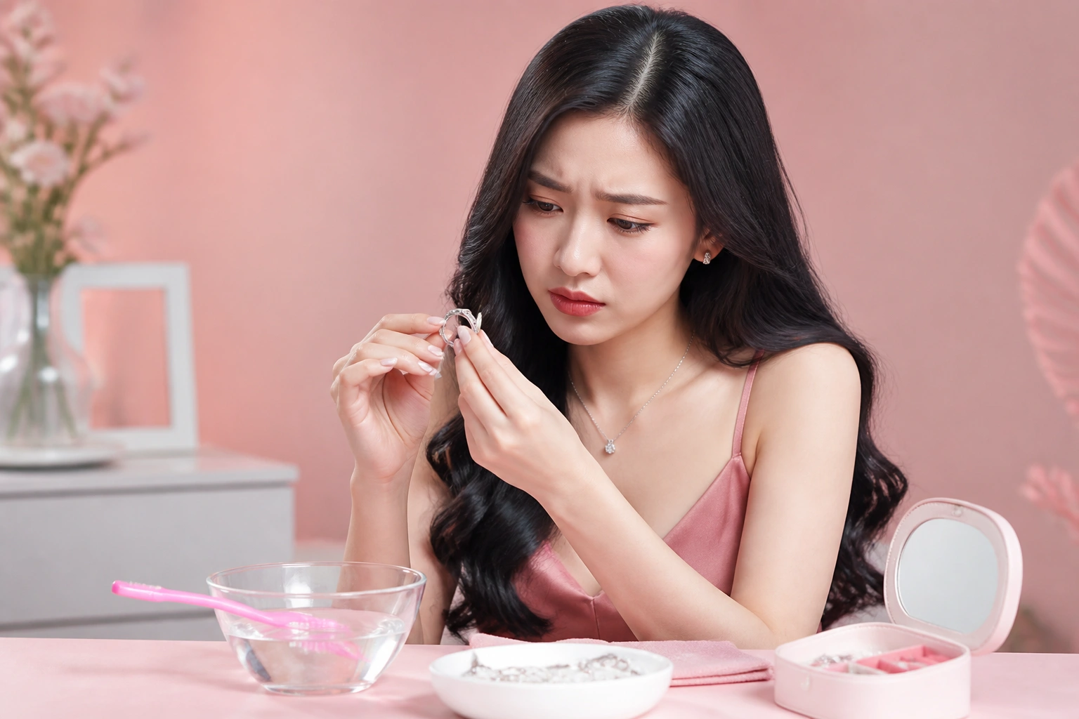 Trang sức bạc bị trầy xước và xỉn đục do làm sáng sai cách