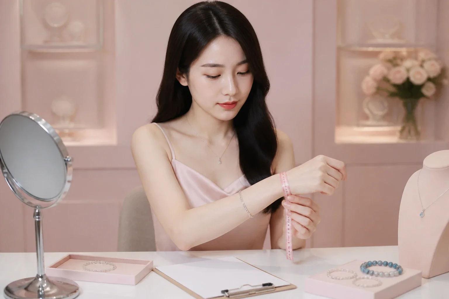 Video hướng dẫn cách đo size vòng tay chuẩn xác cho nữ mệnh Thủy tại DNJ