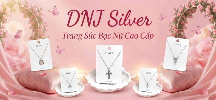 Dây chuyền bạc nữ