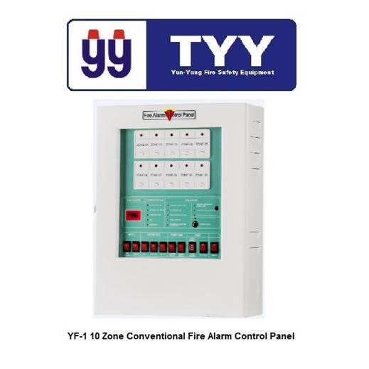 Trung tâm báo cháy 10 kênh bao gồm ắc quy YF1-0010L