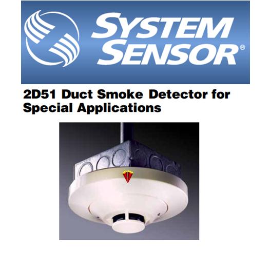 Duct Smoke Detector for Special Applications 2D51