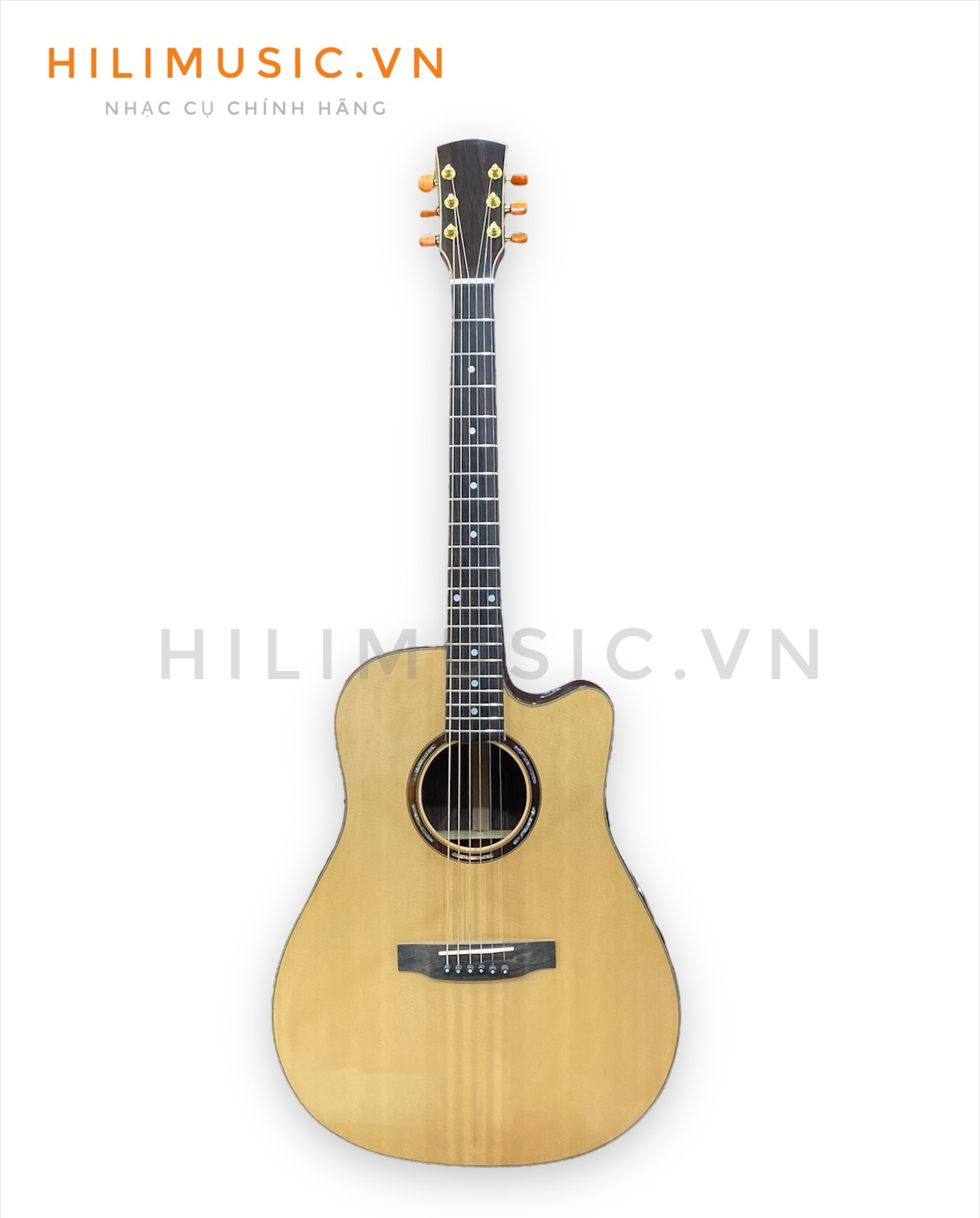 Đàn Guitar Acoustic AG668 Gỗ Cẩm Lai A Cao Cấp