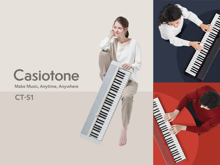 Đàn Organ Casio CT-S1 (3 màu: đen, đỏ, trắng)