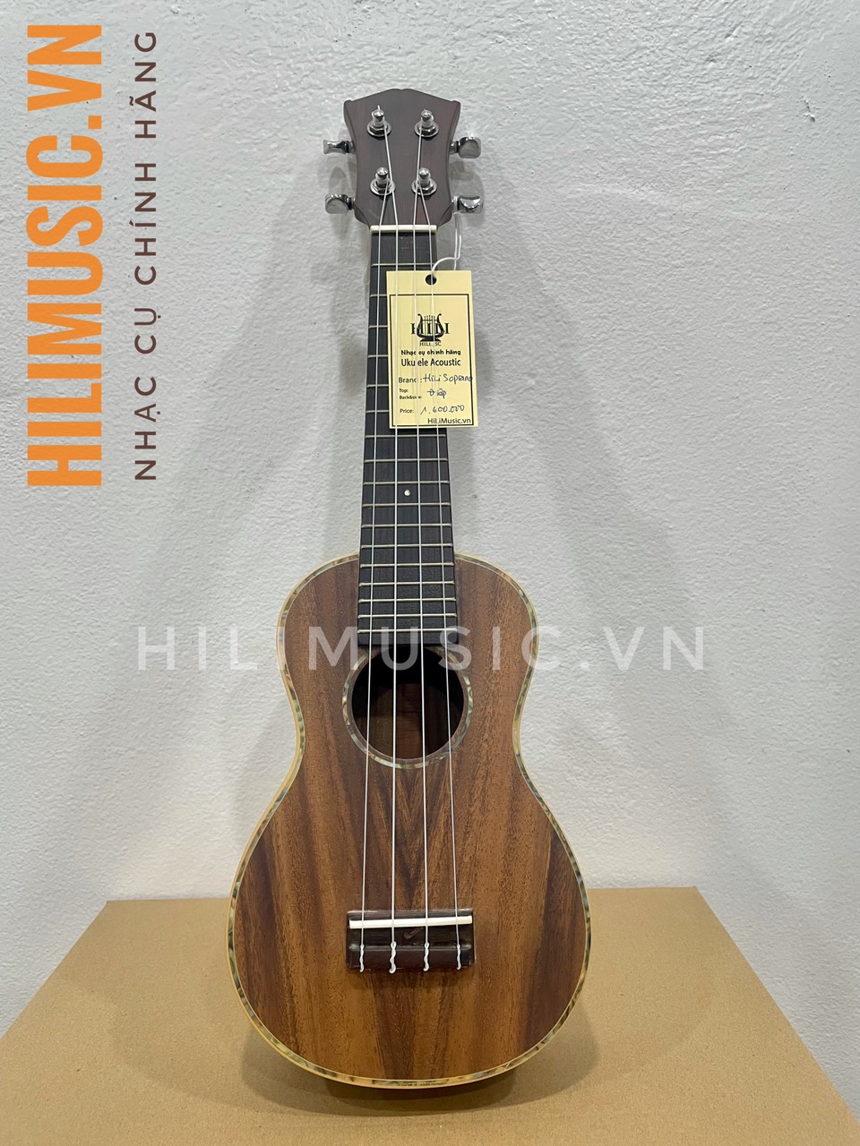 Đàn Ukulele Soprano gỗ Điệp cao cấp (made in VN) sơn mờ