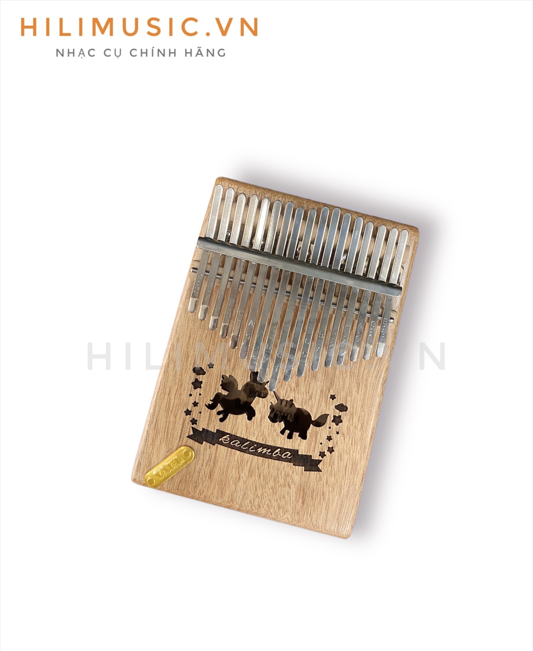 Đàn Kalimba 17 phím Gỗ Mahogany Yael