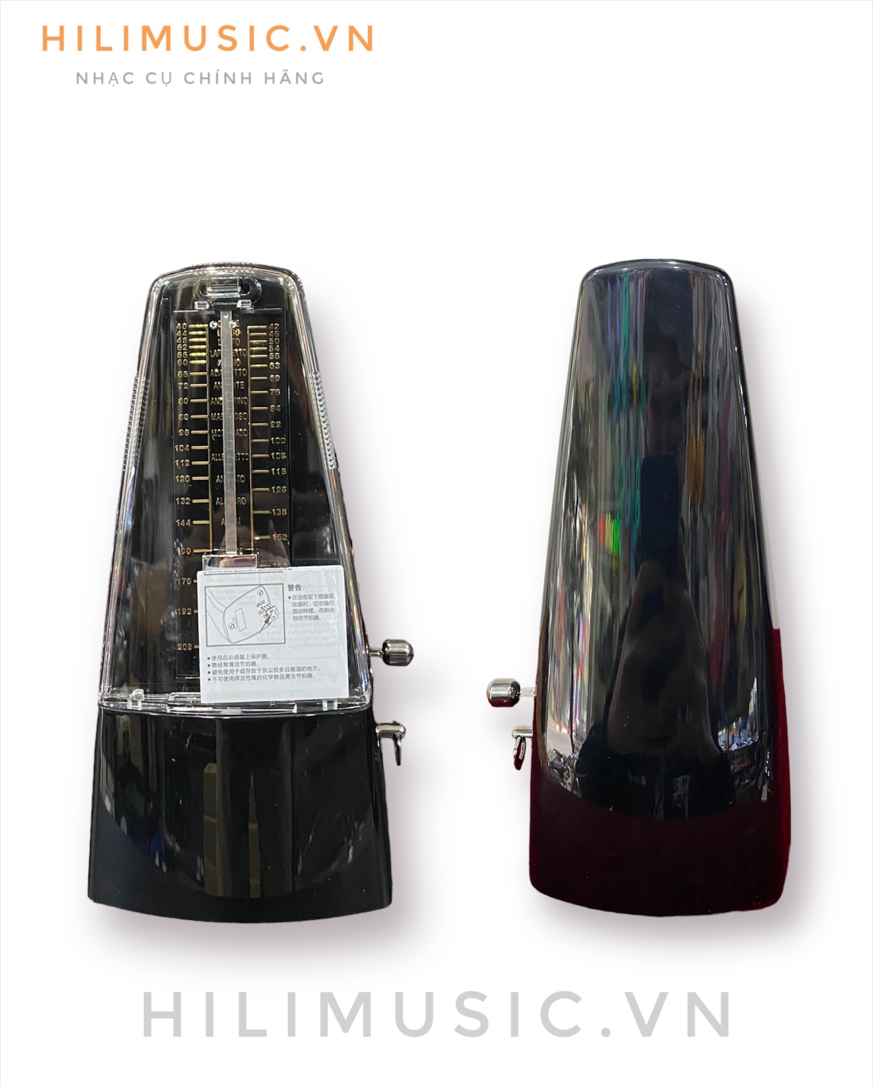 Máy Đập Nhịp cơ Metronome Cherub WSN-330 màu đen bóng