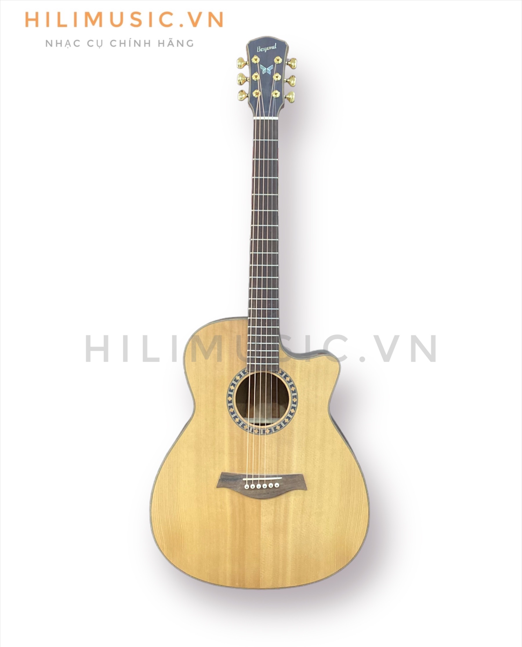 Đàn Guitar Acoustic AG629 Gỗ Điệp Nu ( Màu Lì )