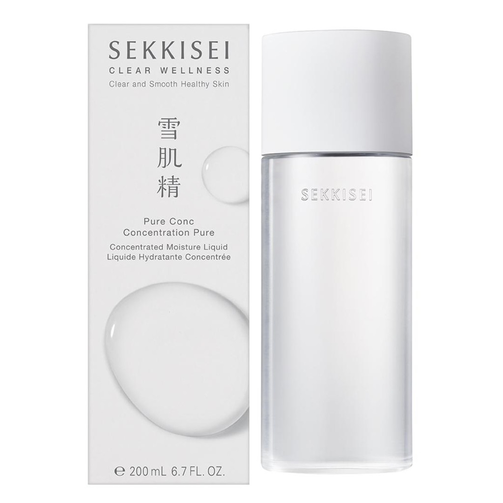 Nước dưỡng ẩm Kosé Sekkisei Clear Wellness Pure Conc 200ml