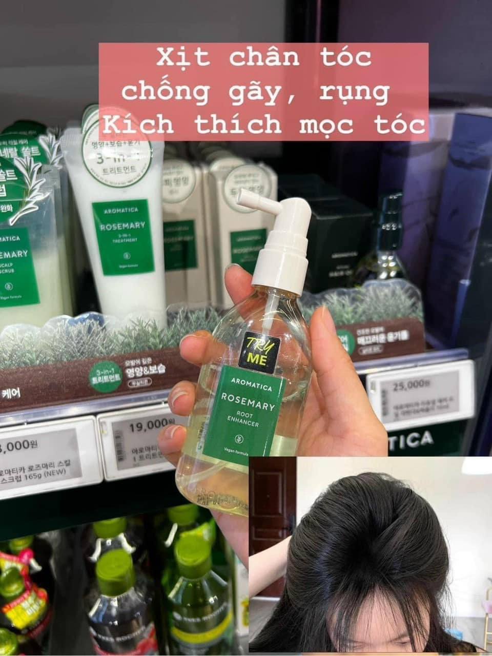 Xịt dưỡng tóc Aromatica Rosemary 100ml