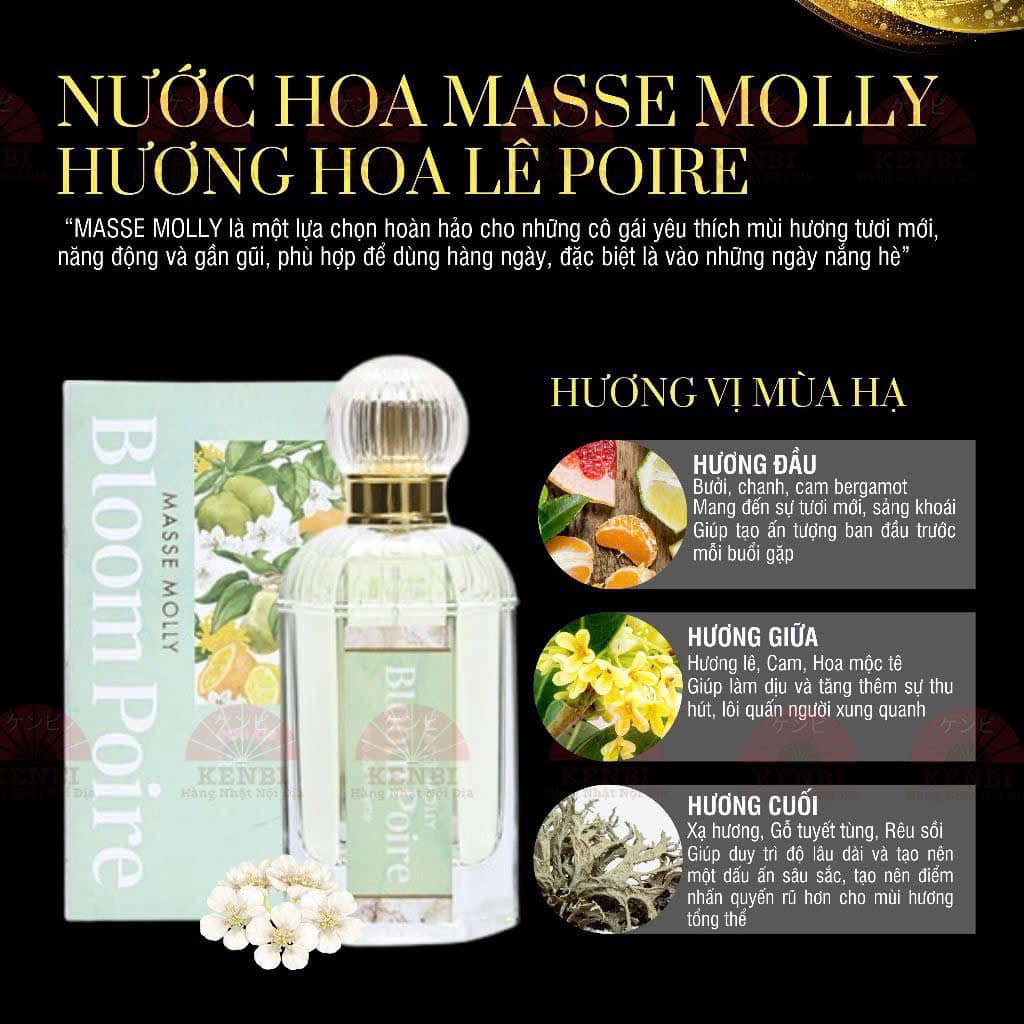 Nước Hoa 𝐌𝐀𝐒𝐒𝐄 𝐌𝐎𝐋𝐋𝐘 Bloom Poire EDT 50ml
