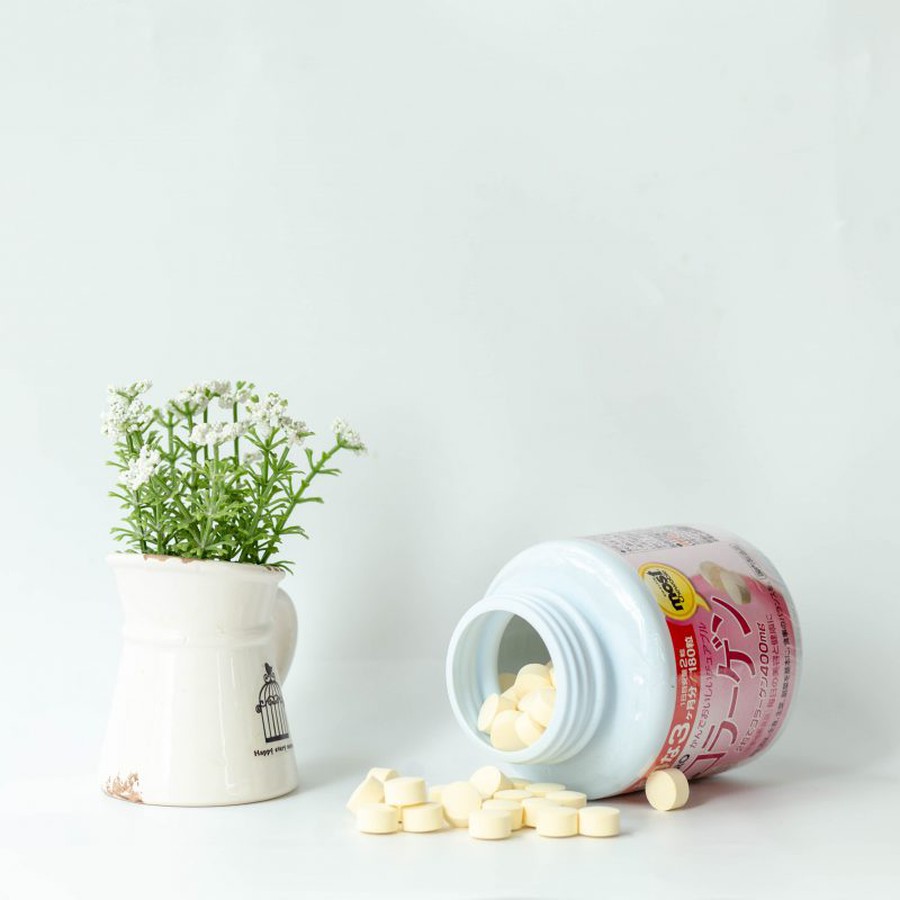 Viên Nhai Bổ Sung Collagen Orihiro Most Chewable Vị Đào 180 Viên