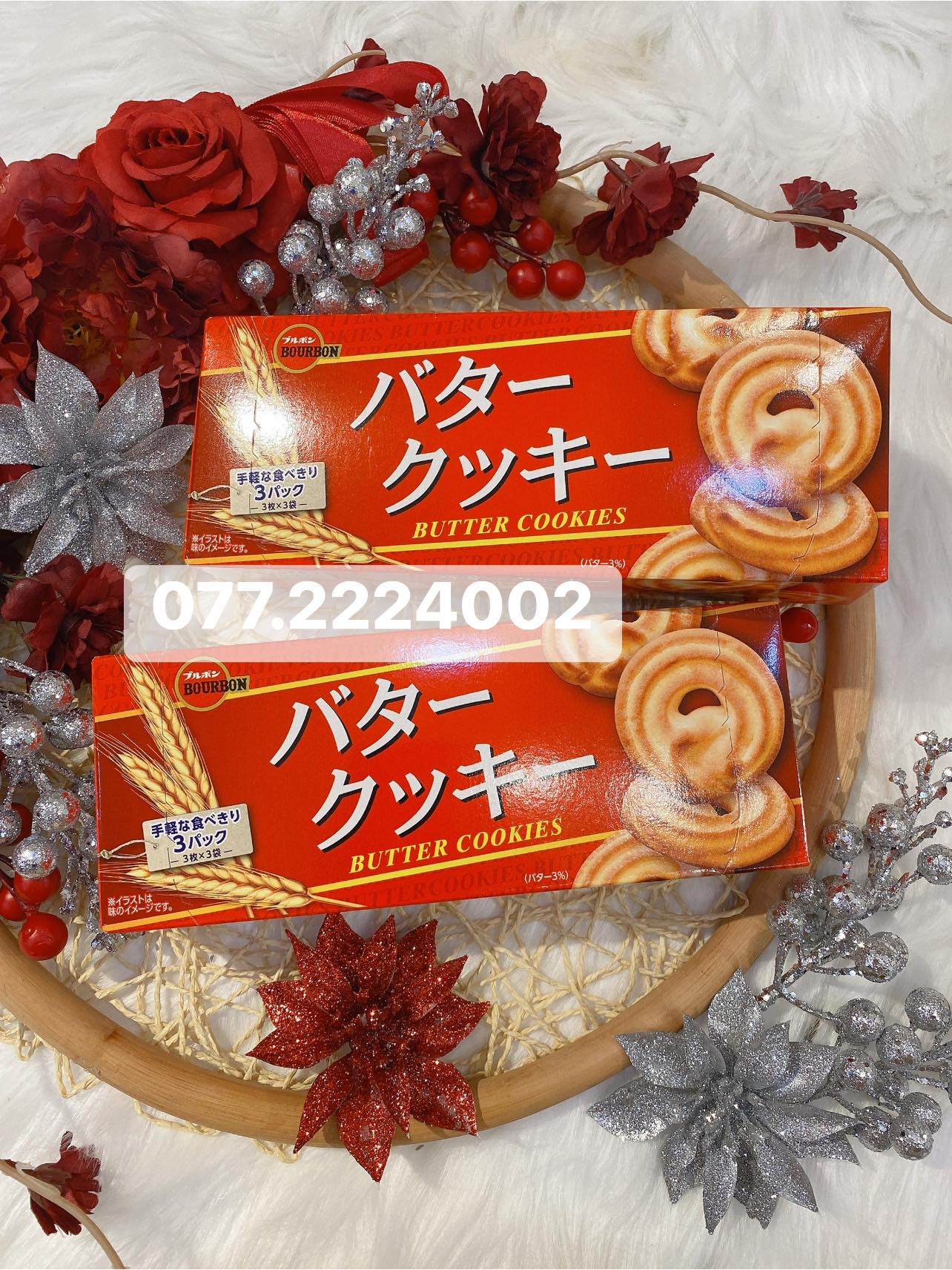 Bánh quy bơ Butter Cookies Bourbon