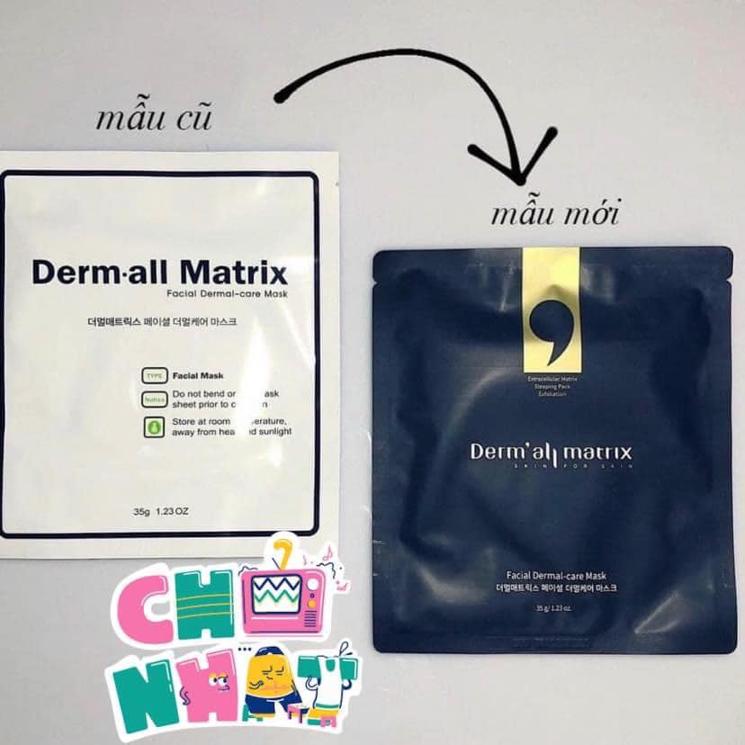 Mặt Nạ Collagen Nâng Cơ Căng Da Derm all Matrix Facial Dermal-care Mask