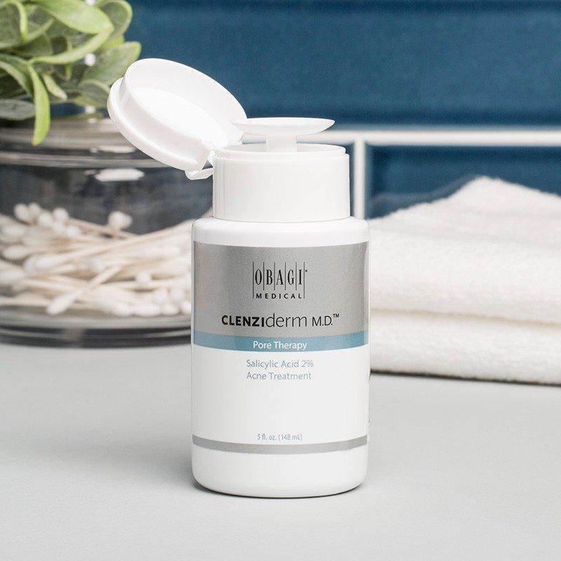 Nước hoa hồng cho da dầu mụn Toner Obagi Clenziderm MD Pore Therapy (BHA 2%)