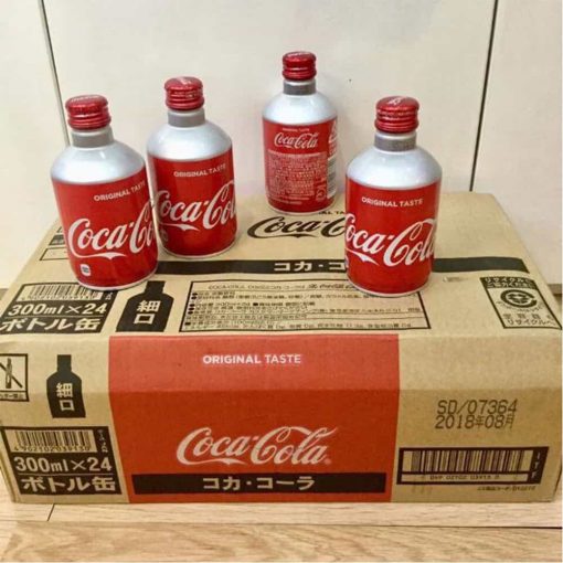 Coca Cola Nhật Bản lon 300ml – thùng 24 lon