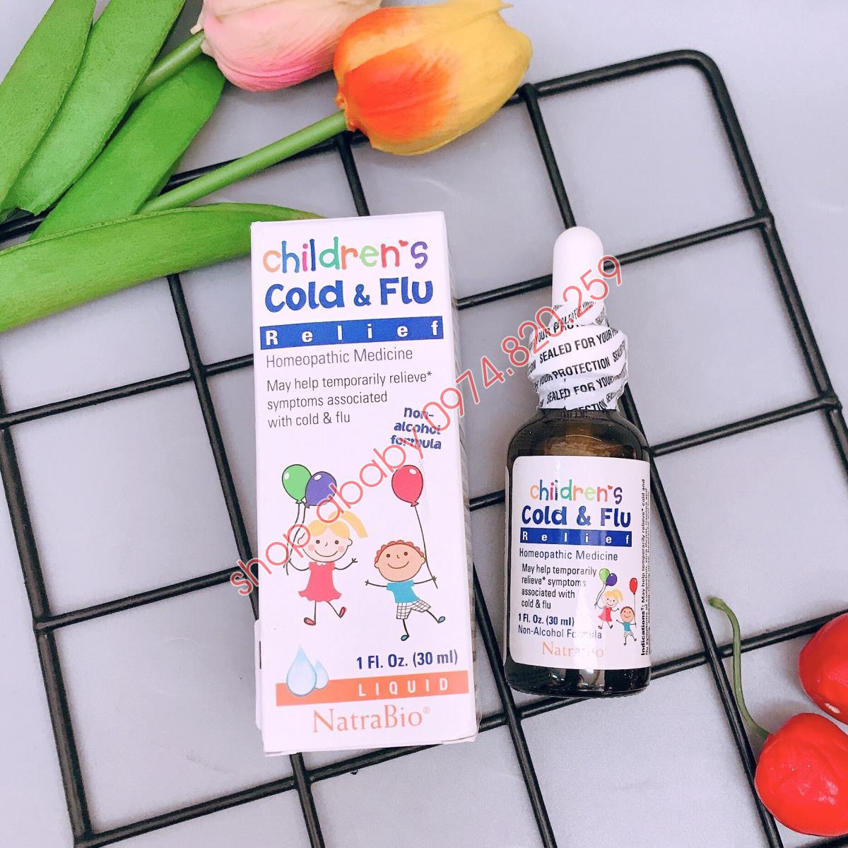 Siro Children's Cold & Flu Relief Cho Bé Trên 4 Tháng Thảo Shop