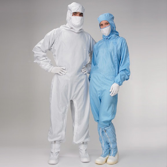 Áo liền quần phòng sạch chống tĩnh điện cao cấp dạng coverall
