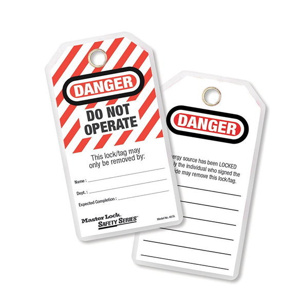 Safety Tags trong hệ thống khóa an toàn, cảnh báo máy móc đang được sửa chữa