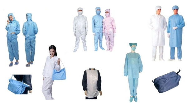 Các kiểu dáng quần áo chống tĩnh điện phòng sạch phổ biến