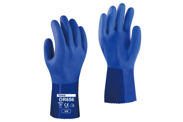 Găng tay bảo hộ chất liệu Nitrile, Neoprene và Latex bảo vệ đôi tay khỏi dầu nhớt công nghiệp