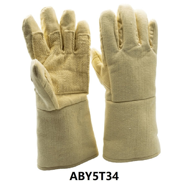 Găng tay da hàn chịu nhiệt 500°C Castong ABY-5T-34 chống xỉ bắn tốt