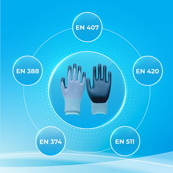 Găng tay chống hóa chất, xăng dầu, axit  cực mạnh chính hãng