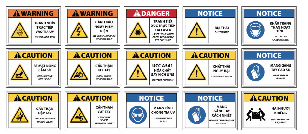 Safety Labels & Safety Signs