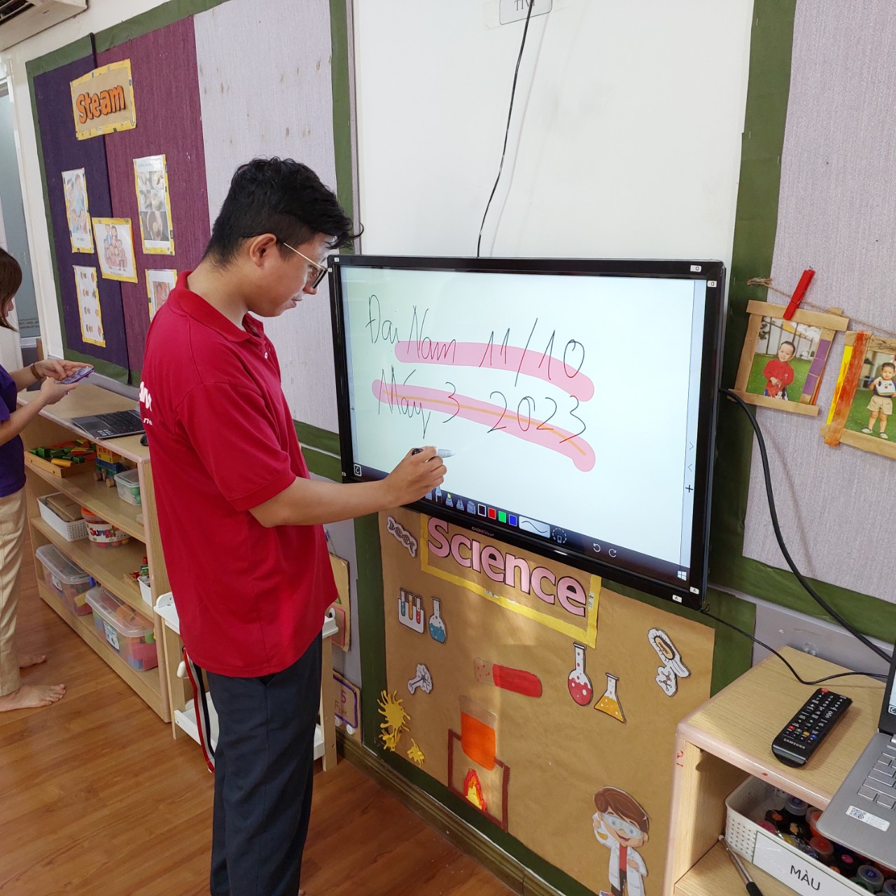 khung tương tác cho trường mầm non