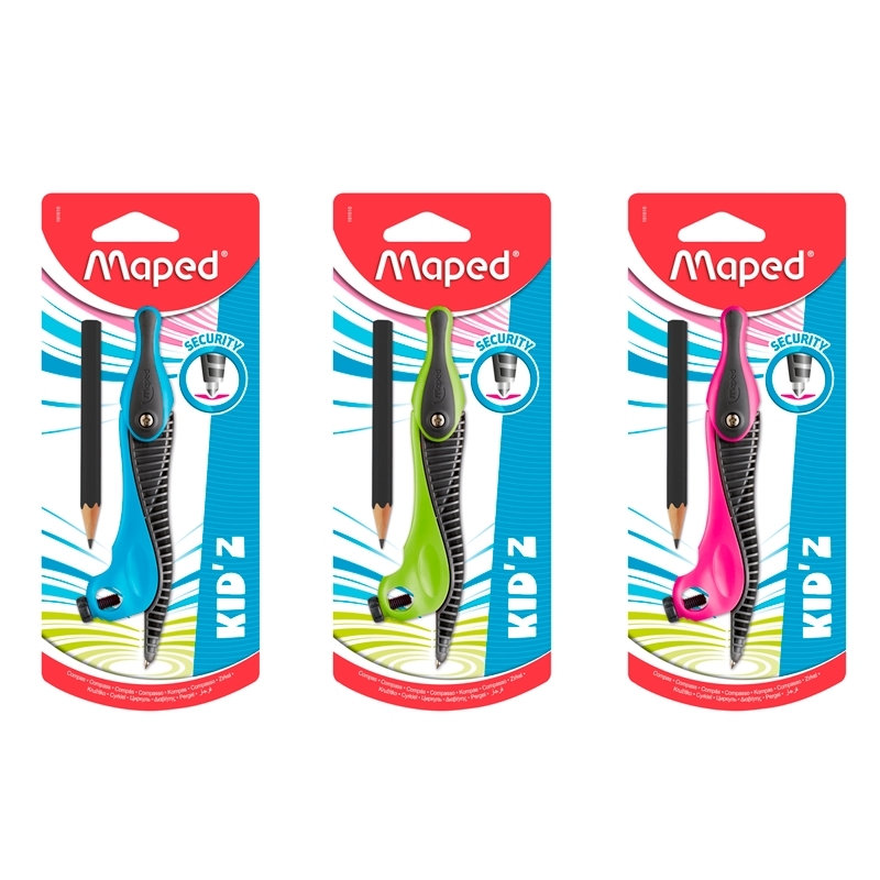 Vỉ Compa Kid'Z - chì gỗ Maped