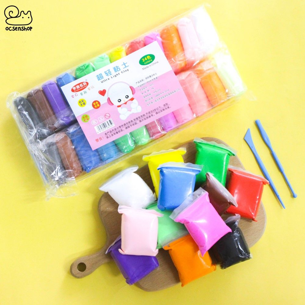Đất sét khô Magic Clay (12/24/36 màu)