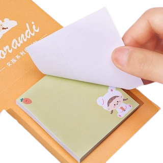 Giấy Note Morandi Sticker Hình Vuông Cute Dễ Thương