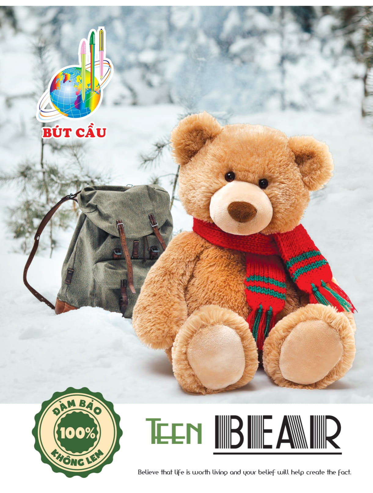 Bút Cầu Teen Bear - ĐL 80