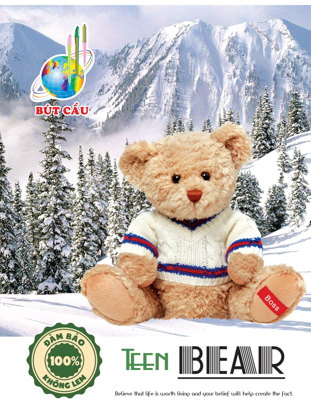 Bút Cầu Teen Bear - ĐL 80