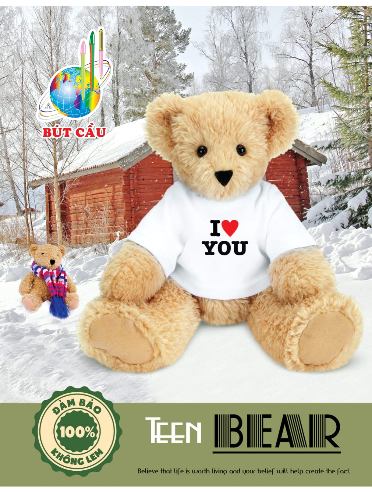 Bút Cầu Teen Bear - ĐL 80
