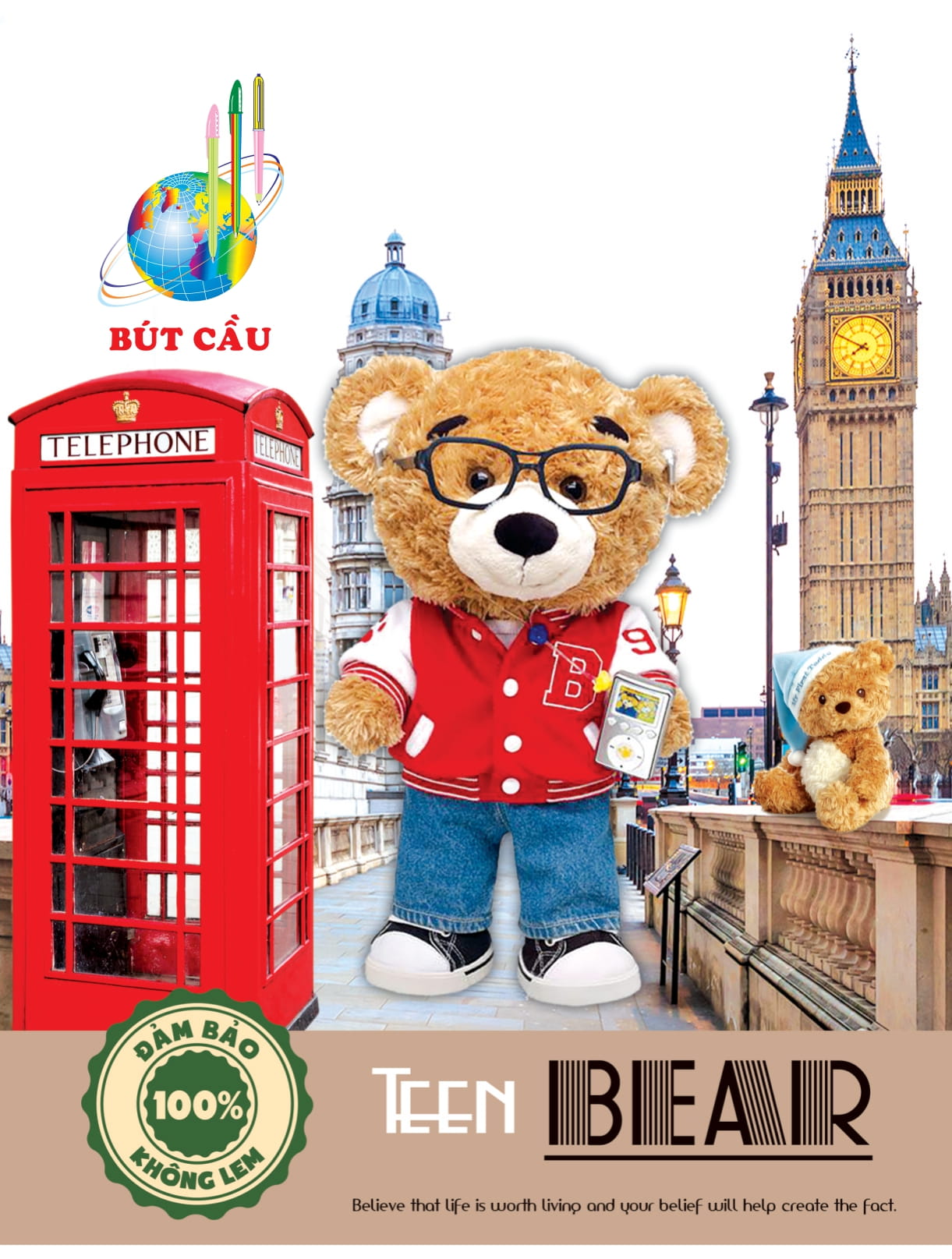 Bút Cầu Teen Bear - ĐL 80