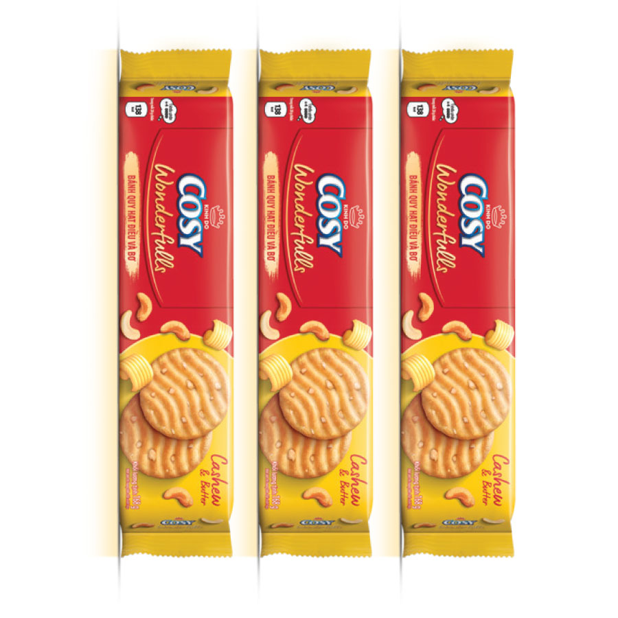 BÁNH QUY SỮA HẠT ĐIỀU & BƠ