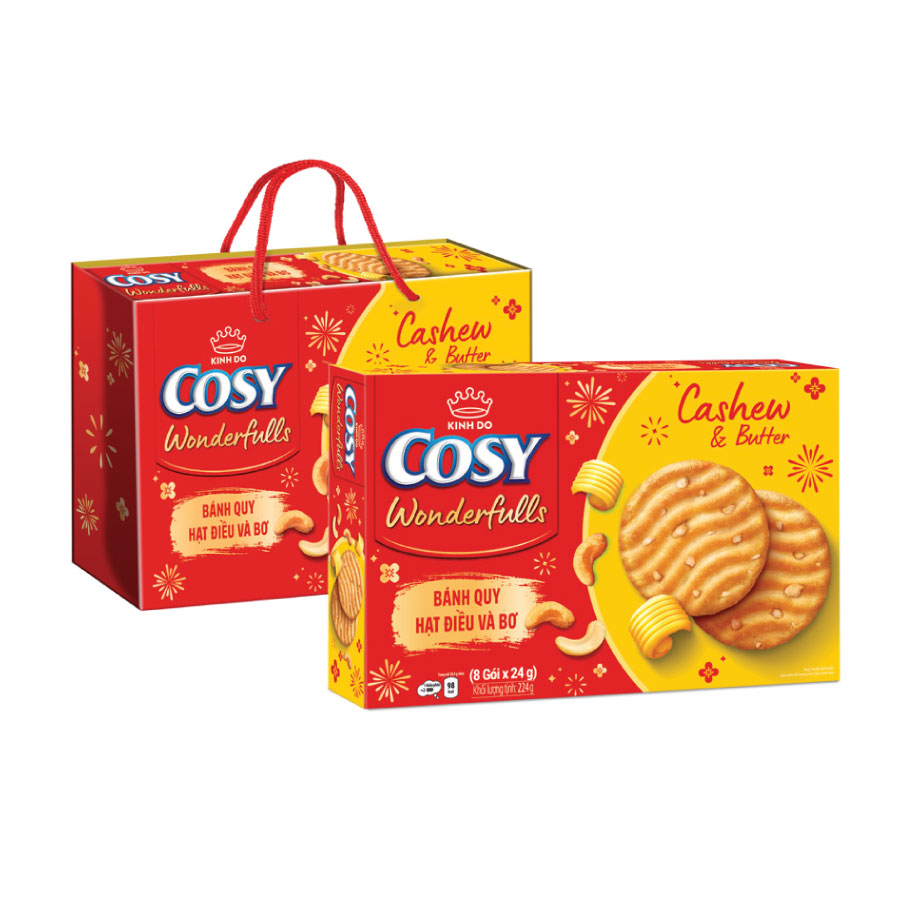 BÁNH QUY SỮA HẠT ĐIỀU & BƠ