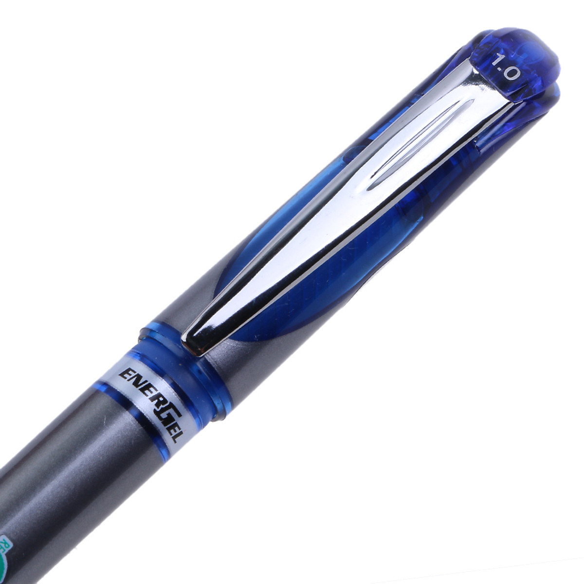 Bút bi nước bấm 1mm - xanh PENTEL